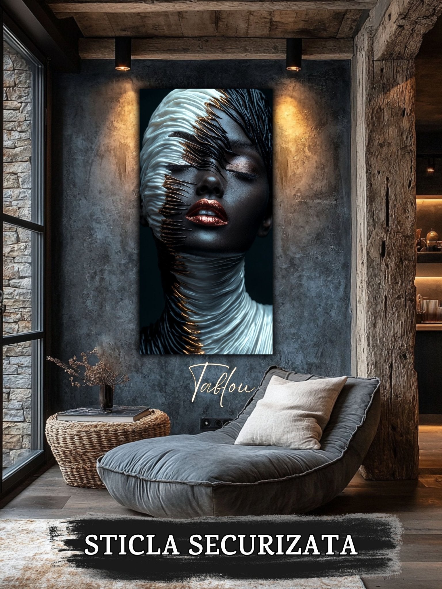 Tablou din sticla securizata din colectia Innerverse de la Art Zen