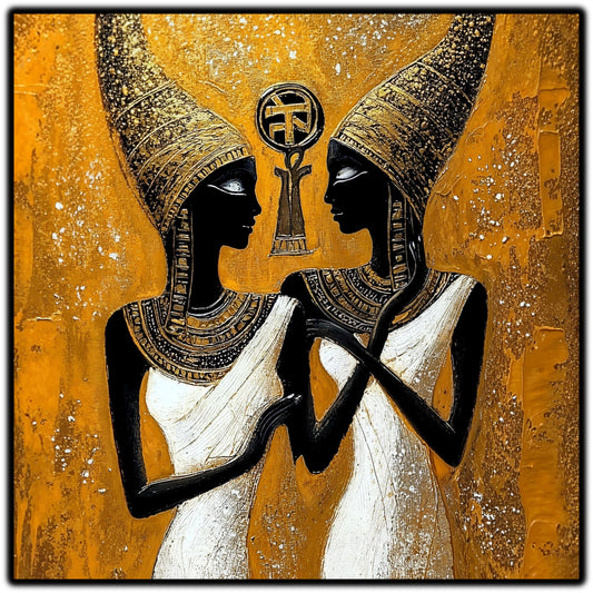 Whispers of the Nile - Tablou Sticla - 29