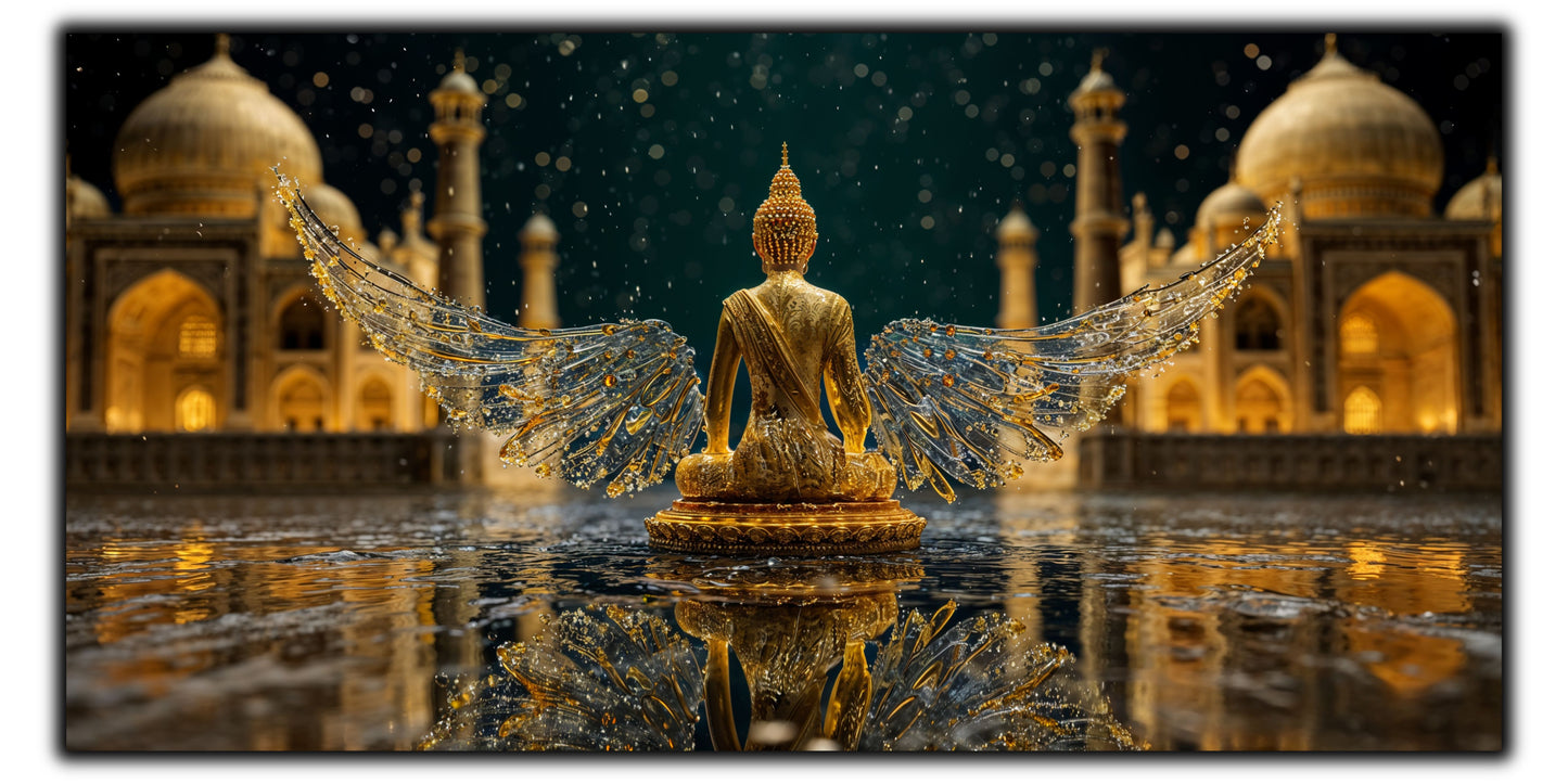 Tablou unicat pe sticla securizata - The Lost Temple - No 39