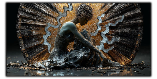 Tablou pe sticlă securizată – unicat - Silent Shatter 11