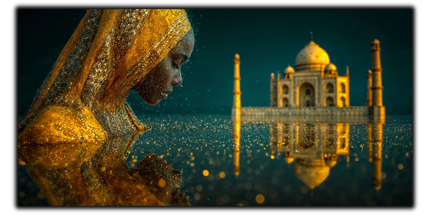 Tablou unicat pe sticla securizata - The Lost Temple - No 25