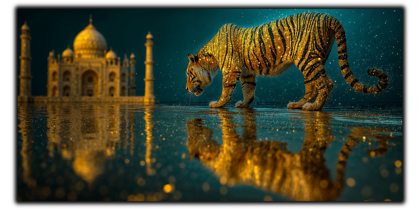 Tablou unicat pe sticla securizata - The Lost Temple - No 15