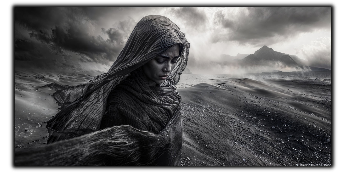 Tablou Sticla Securizata - Dark Shadows - 10