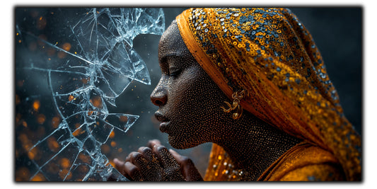 Tablou pe sticlă securizată – unicat - Silent Shatter 12