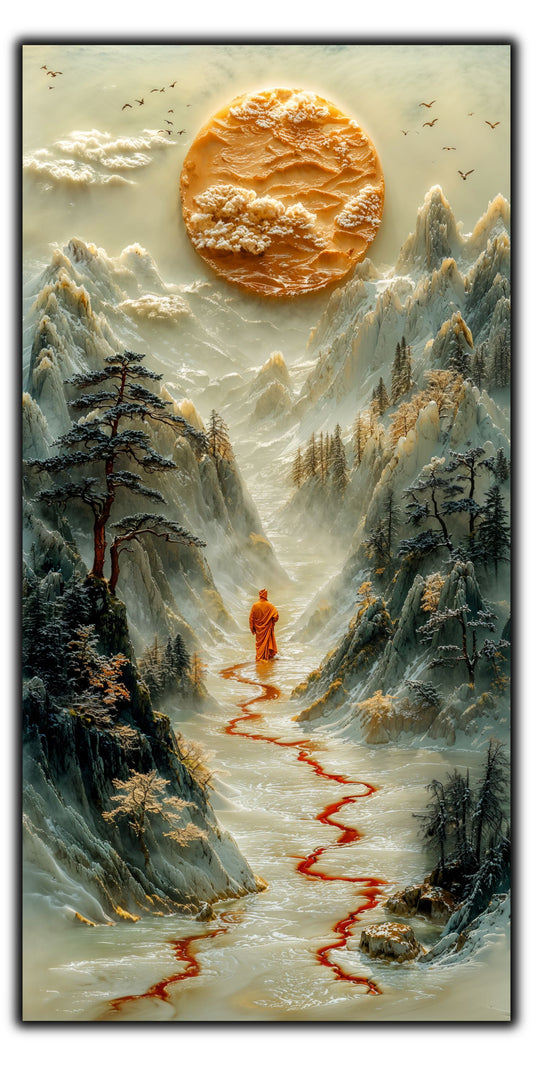 Tablou Sticla - Silk Road - 13