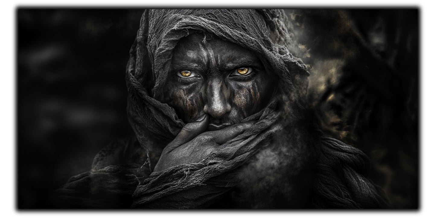 Tablou Sticla Securizata - Dark Shadows - 07