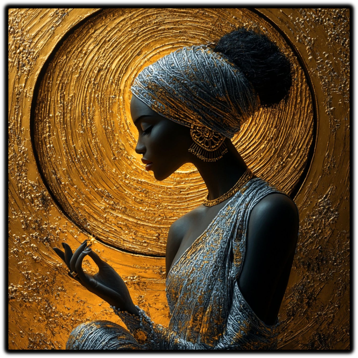 Tablou Sticla - Aurum Divinum - 10