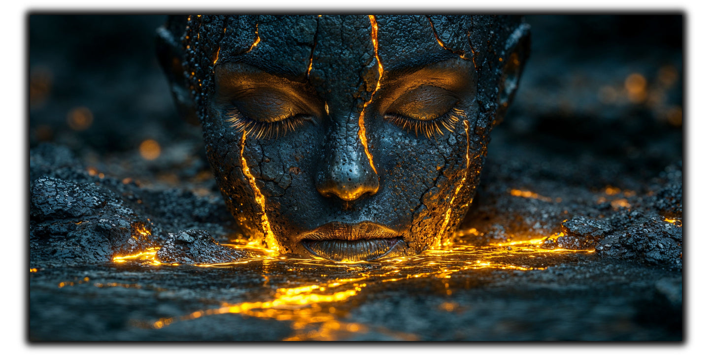 Zen Embers - Tablou Sticla Securizata - 14