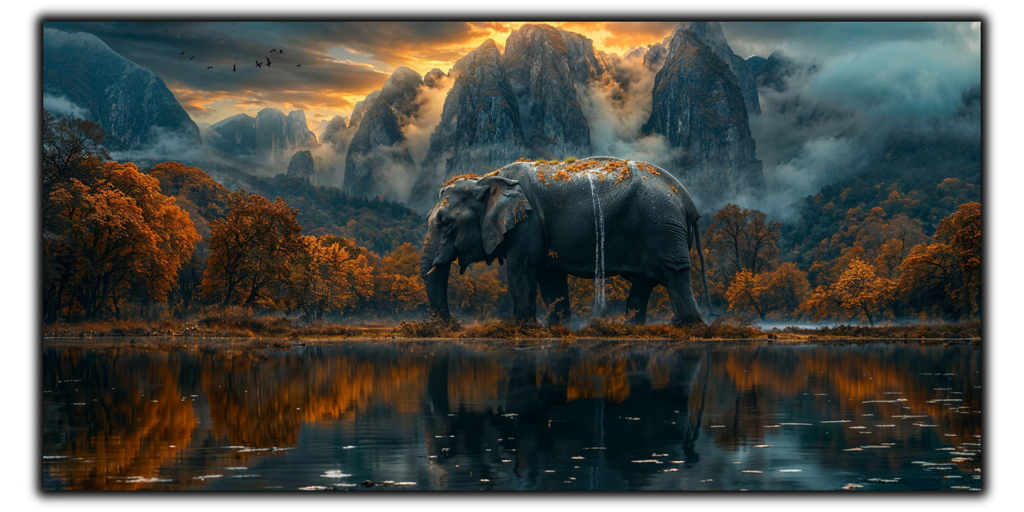 Magnific Titan - Tablou Sticla Securizata - 21