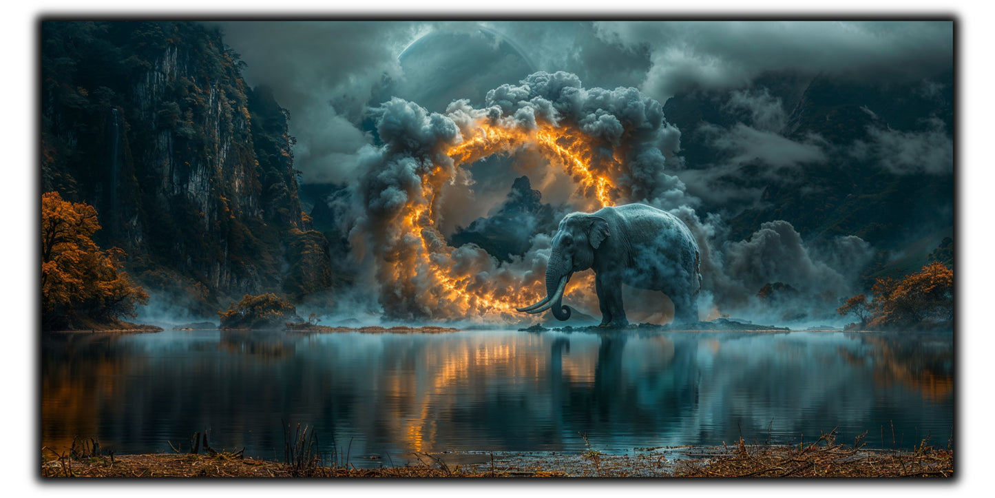 Magnific Titan - Tablou Sticla Securizata - 12