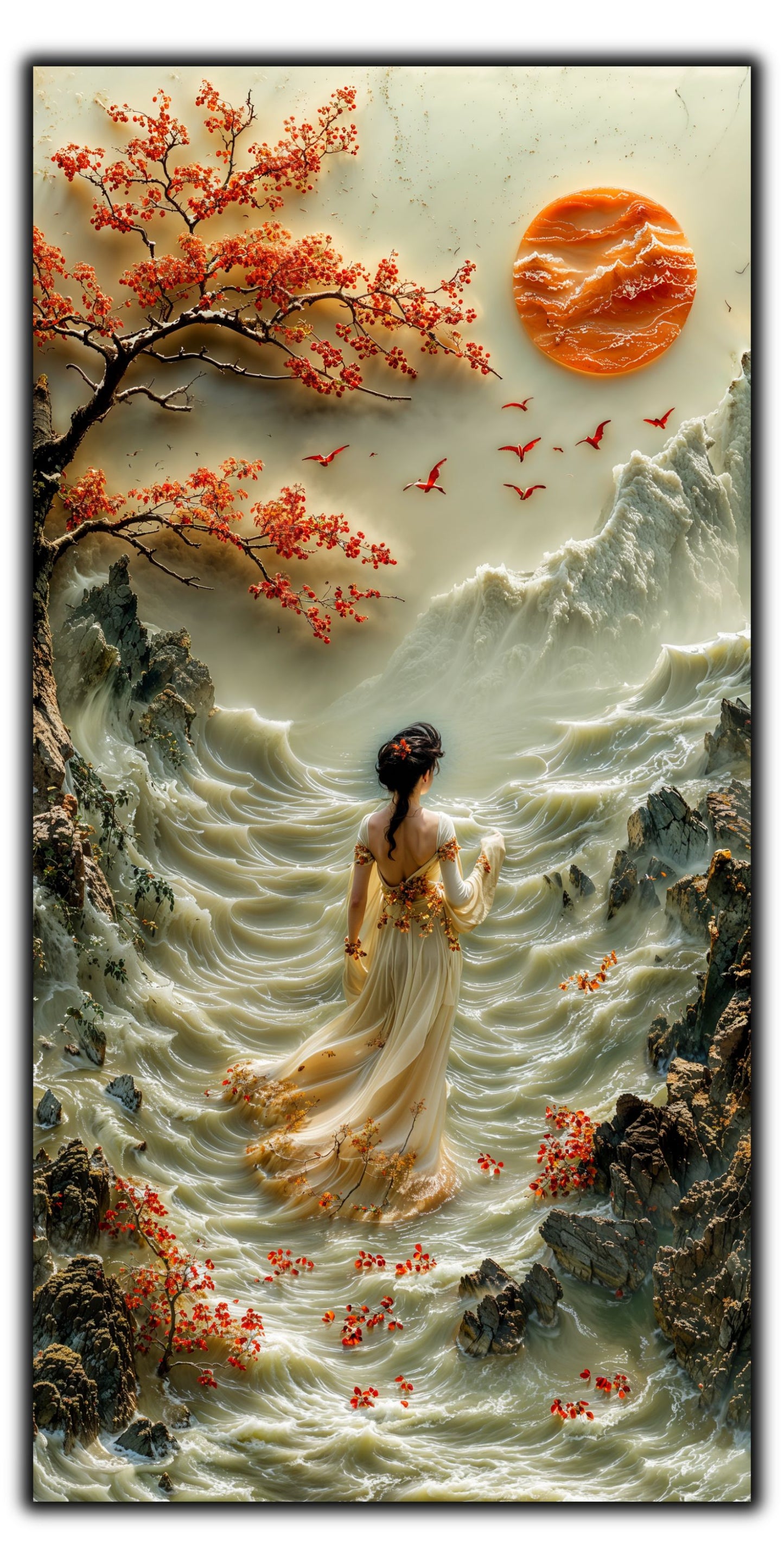 Tablou Sticla - Silk Road - 21