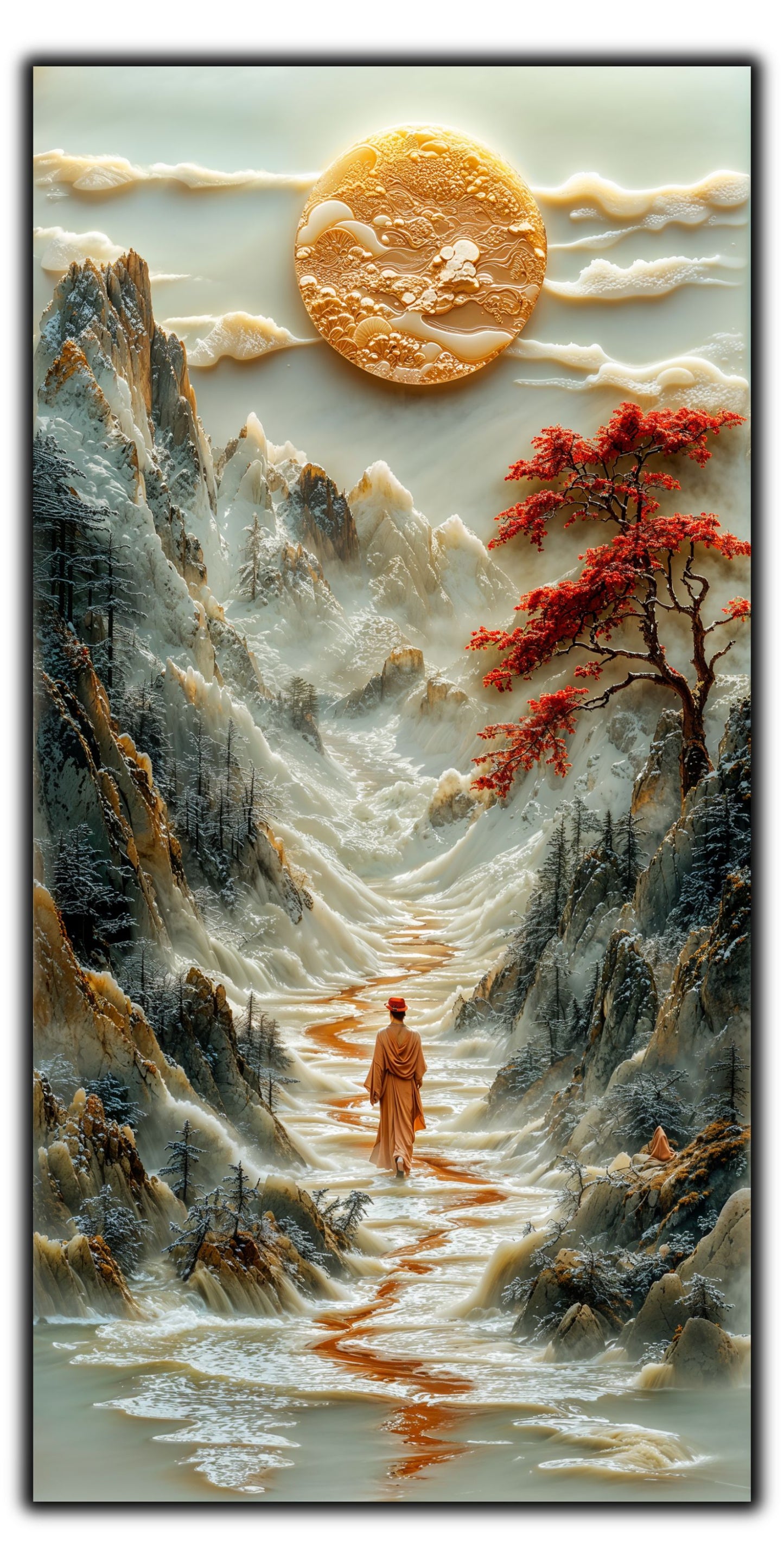 Tablou Sticla - Silk Road - 17