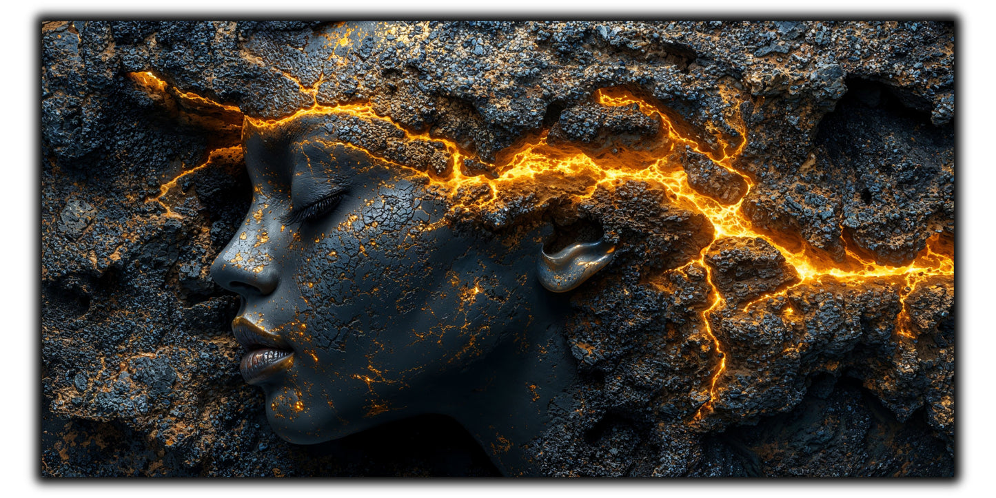 Zen Embers - Tablou Sticla Securizata - 15