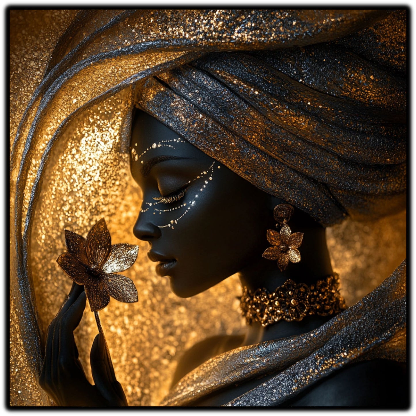 Tablou Sticla - Aurum Divinum - 11