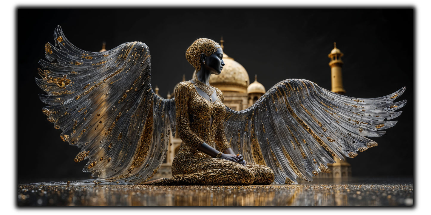Tablou unicat pe sticla securizata - The Lost Temple - No 07