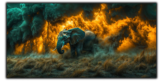 Magnific Titan - Tablou Sticla Securizata - 06