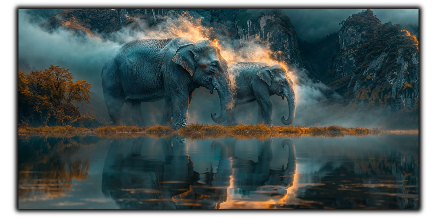 Magnific Titan - Tablou Sticla Securizata - 03