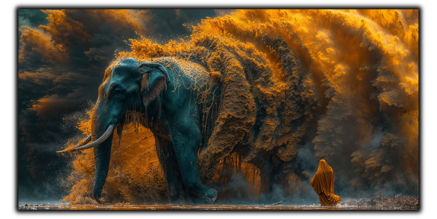 Magnific Titan - Tablou Sticla Securizata - 08