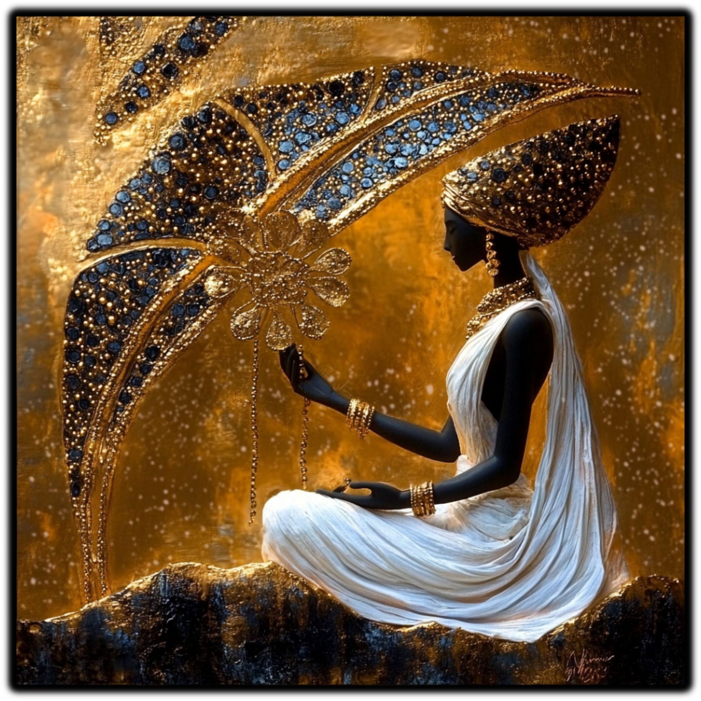 Tablou Sticla - Aurum Divinum - 05