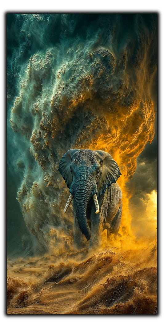 Magnific Titan - Tablou Sticla Securizata - 24