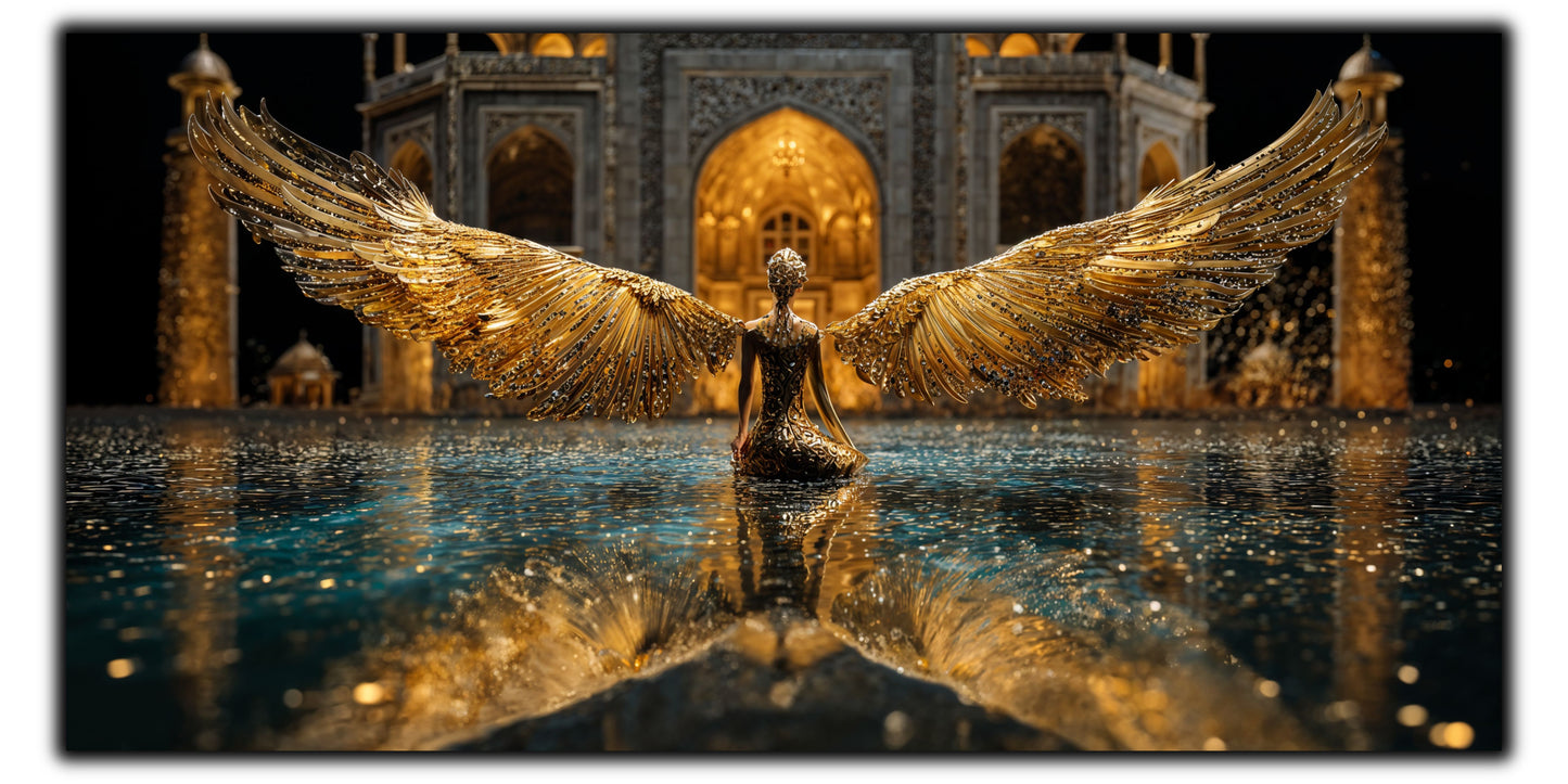 Tablou unicat pe sticla securizata - The Lost Temple - No 22