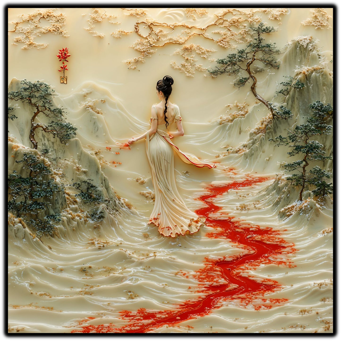 Tablou pe Sticla - Beyound the Self - 09