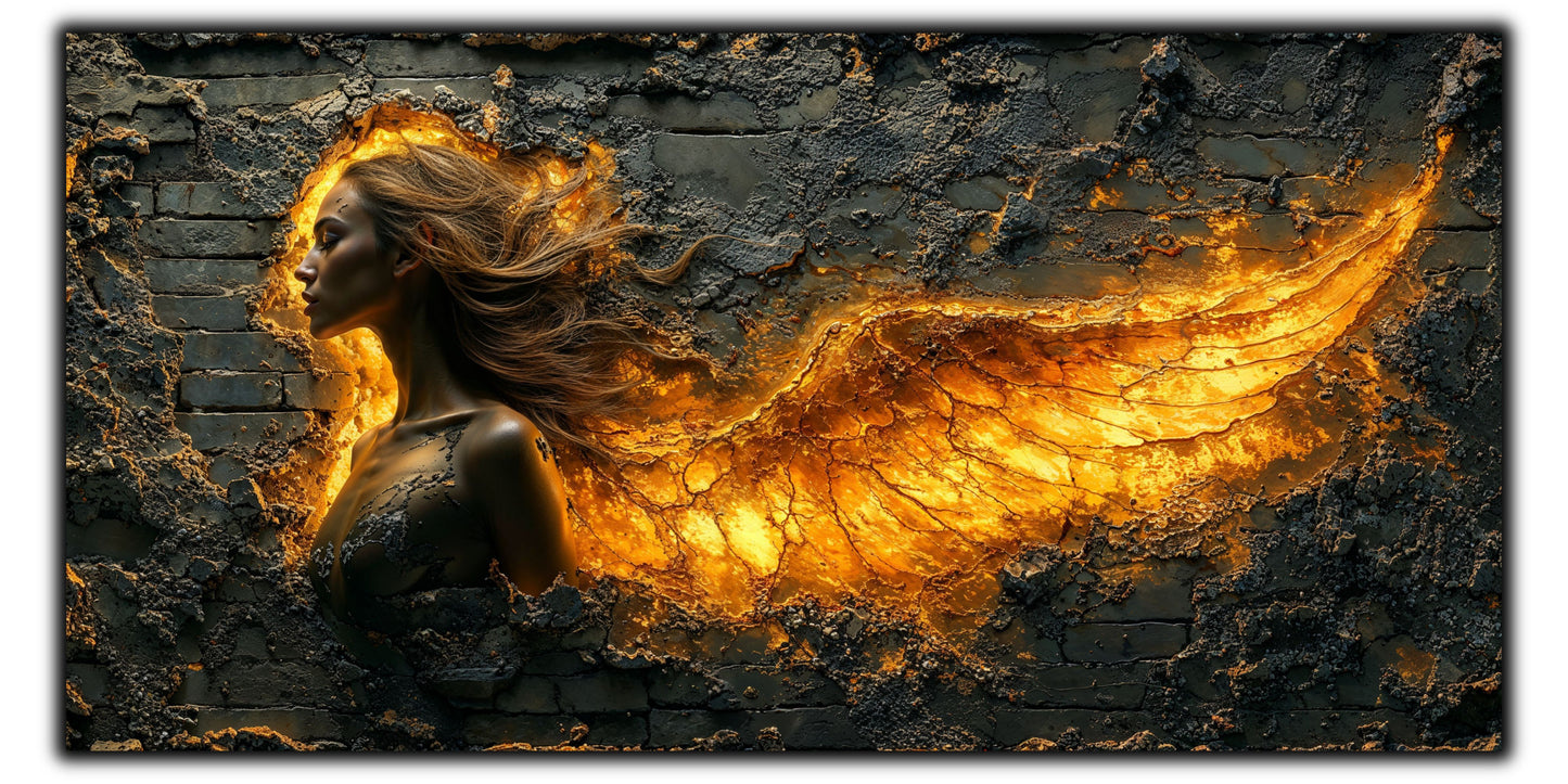 Zen Embers - Tablou Sticla Securizata - 08