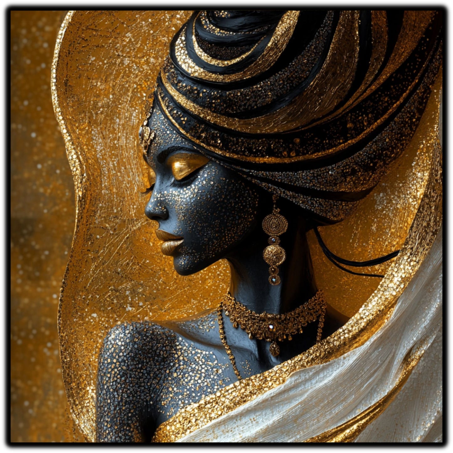 Tablou Sticla - Aurum Divinum - 09