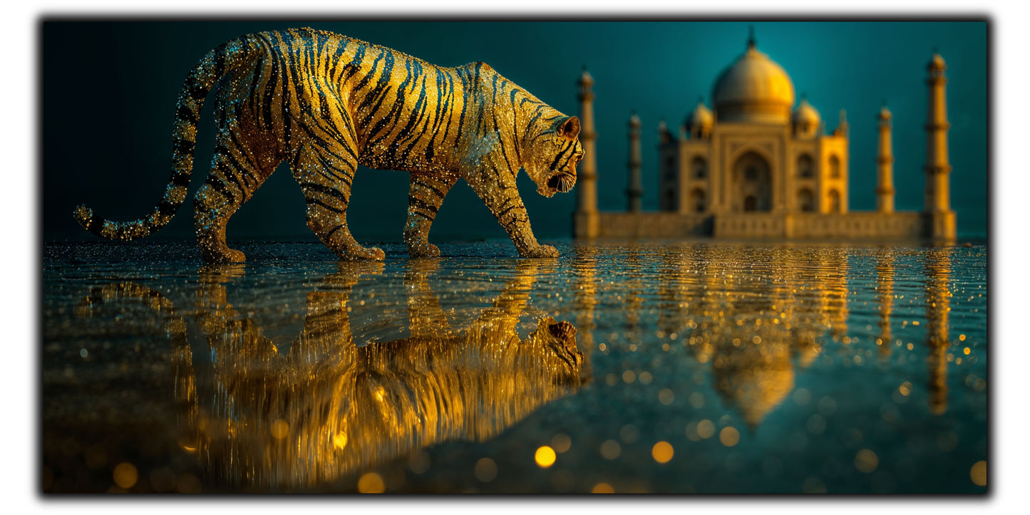 Tablou unicat pe sticla securizata - The Lost Temple - No 13