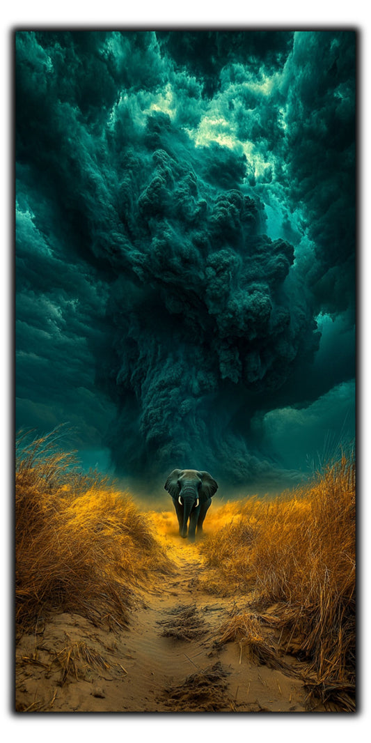 Magnific Titan - Tablou Sticla Securizata - 23