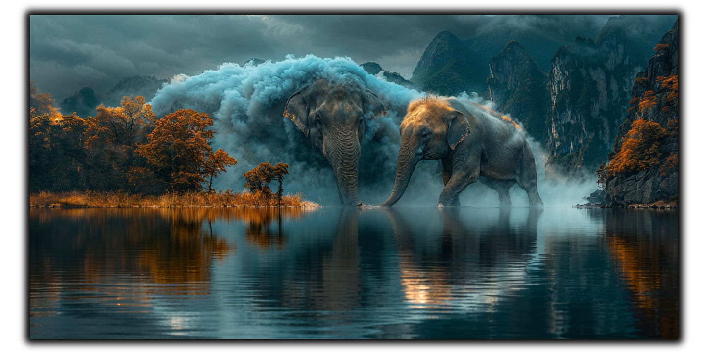 Magnific Titan - Tablou Sticla Securizata - 09