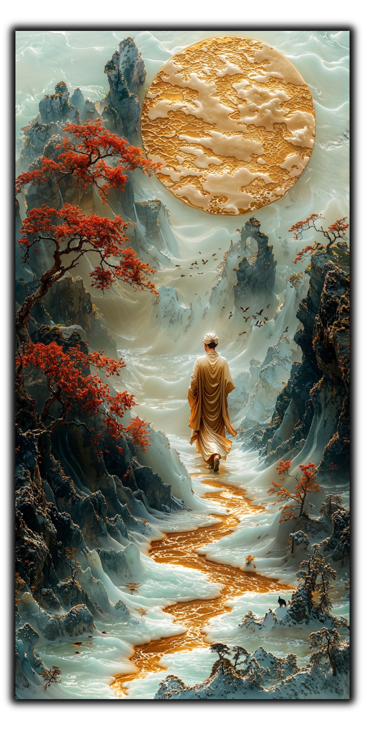 Tablou Sticla - Silk Road - 22