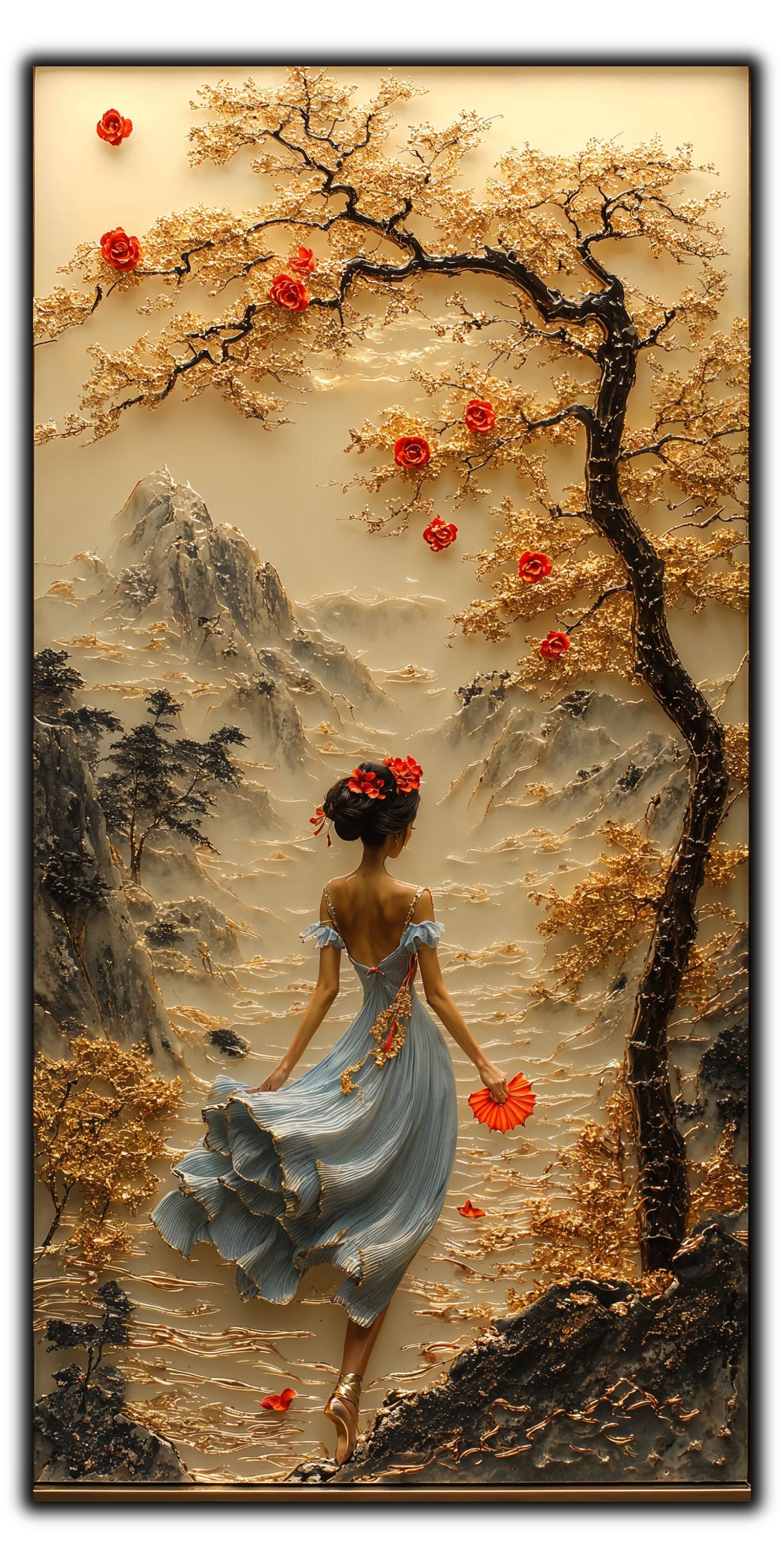 Tablou Sticla Securizata - Fragment of The Soul - 06