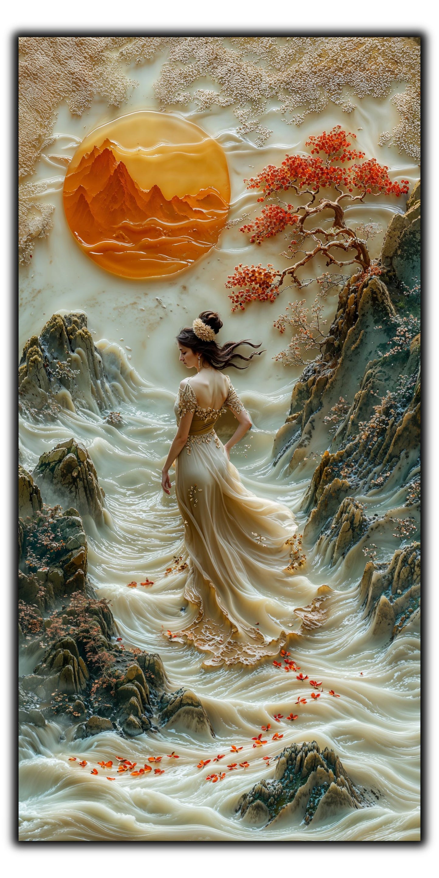 Tablou Sticla - Silk Road - 19