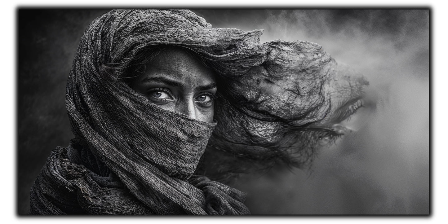 Tablou Sticla Securizata - Dark Shadows - 01