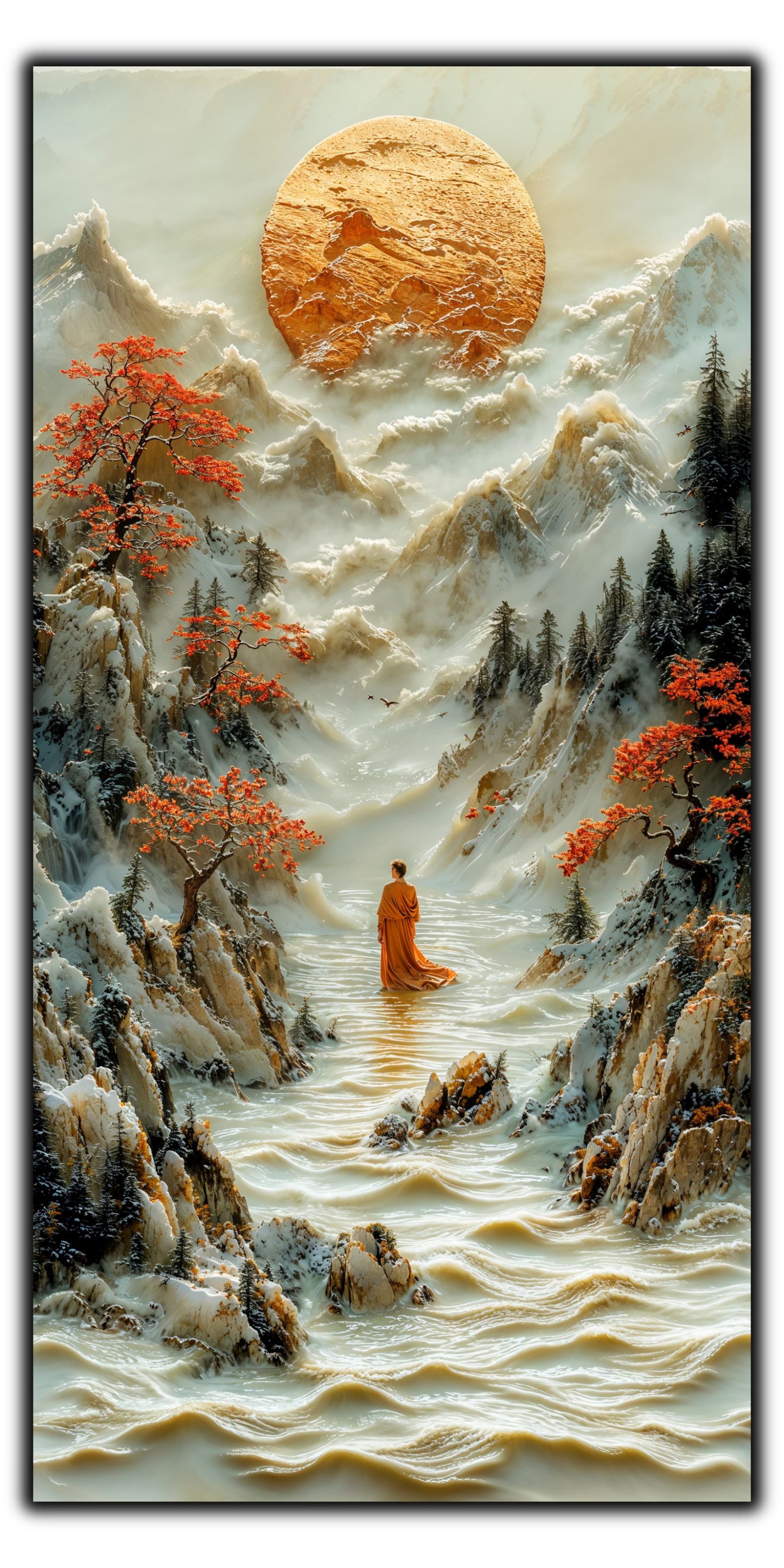 Tablou Sticla - Silk Road - 23