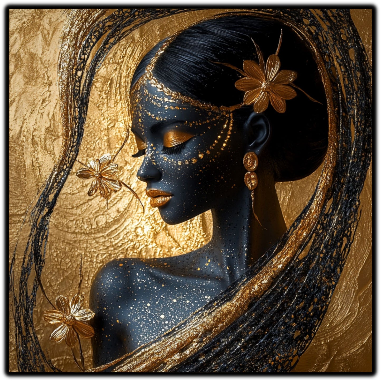 Tablou Sticla - Aurum Divinum - 08