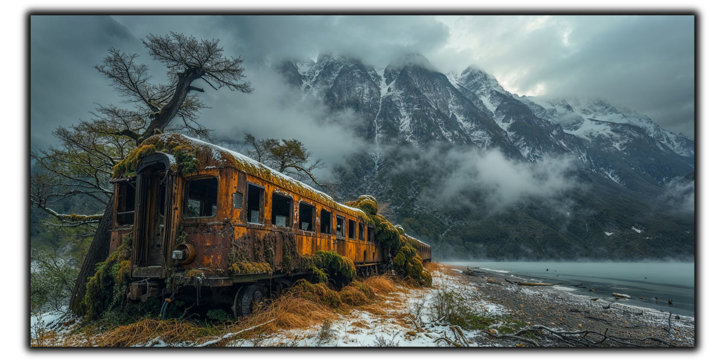 Tablou Sticla Securizata - Last Station - 22