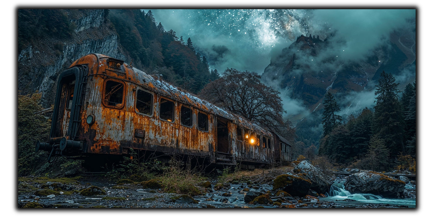 Tablou Sticla Securizata - Last Station - 12