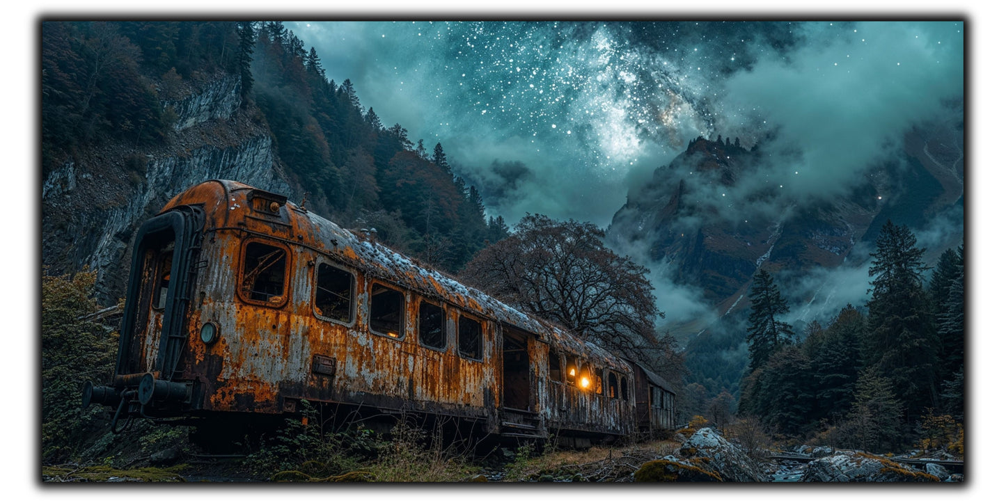 Tablou Sticla Securizata - Last Station - 20