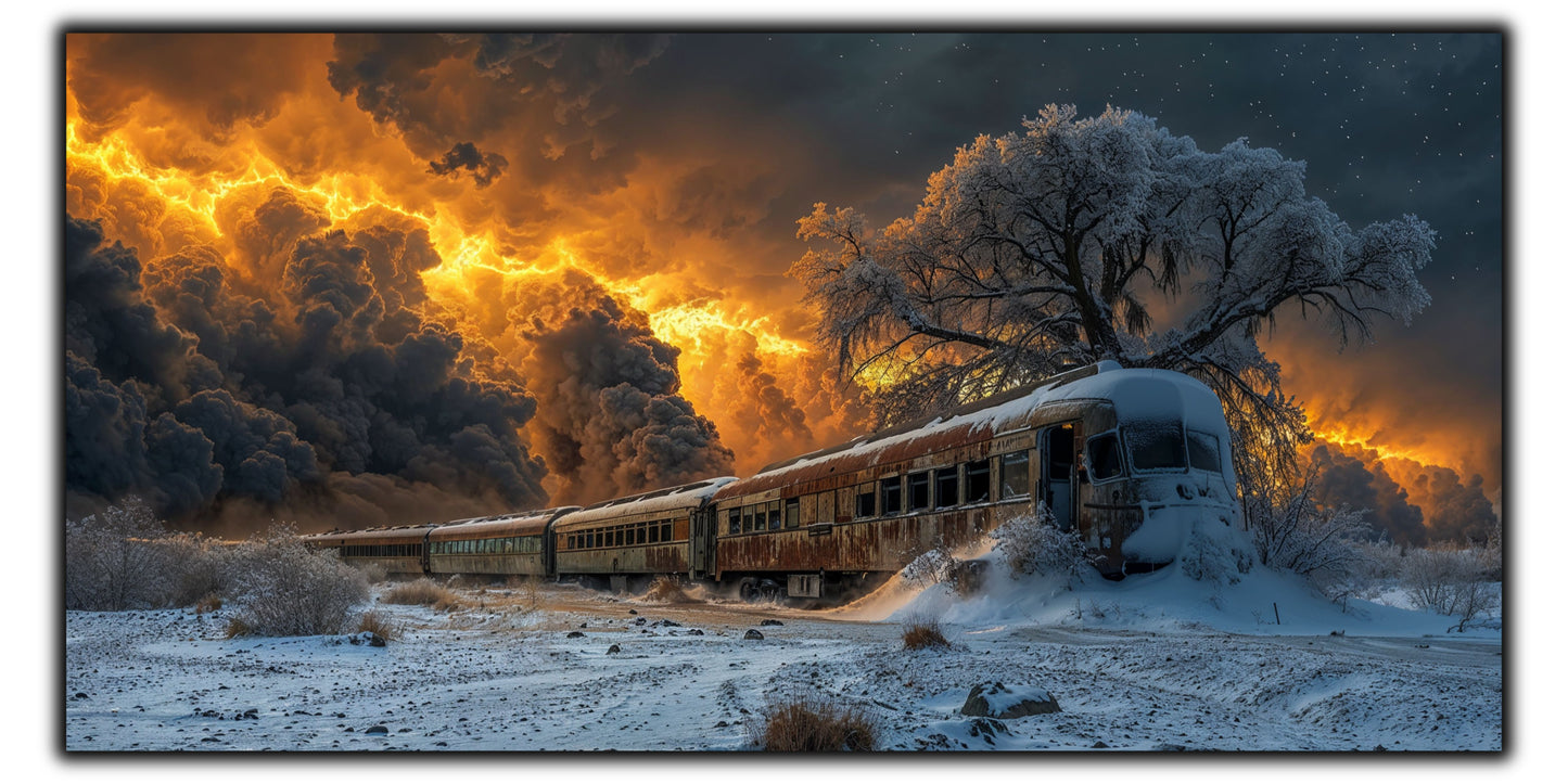 Tablou Sticla Securizata - Last Station - 15