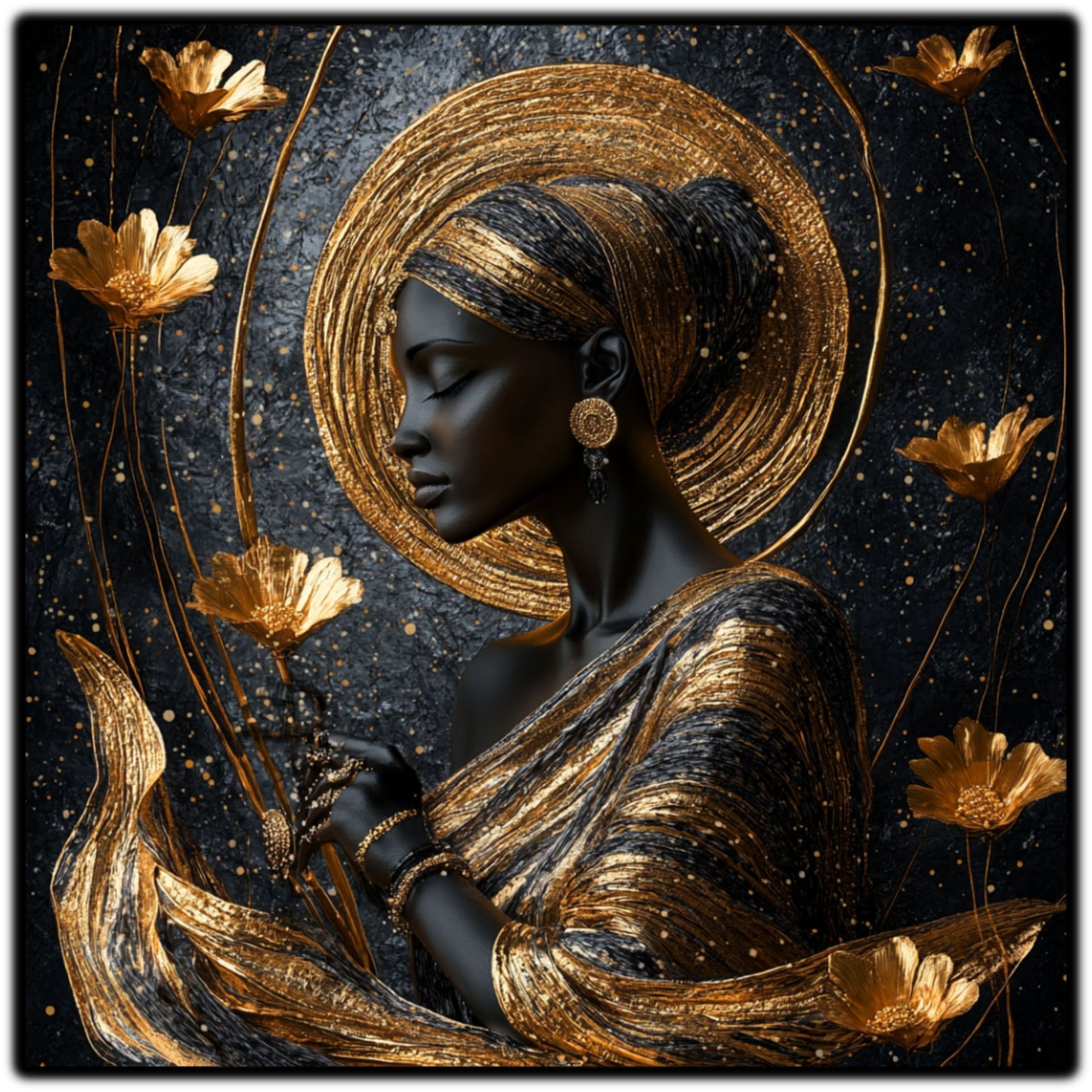 Tablou Sticla - Aurum Divinum - 02