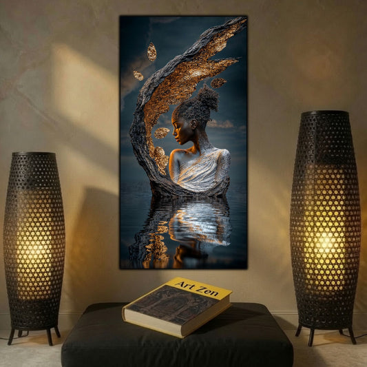 Tablou living modern Adăpostul Aripii de Aur