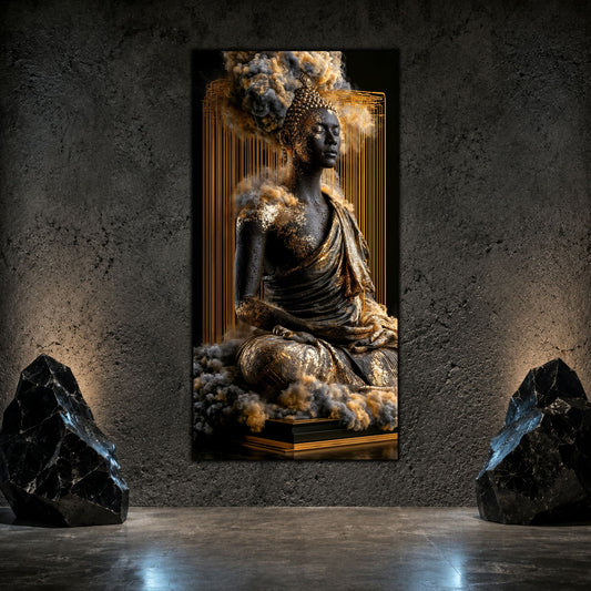 Tablou Abstract Modern – Paza coloanei de aur