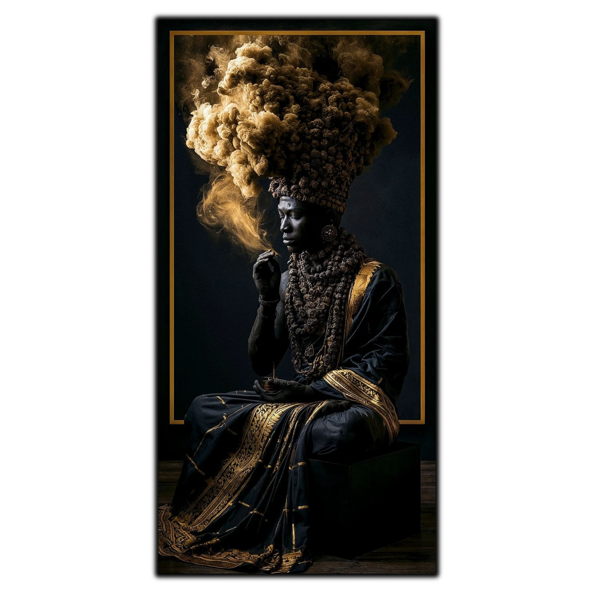 Tablou Abstract Modern – Paza coroanei de pulbere
