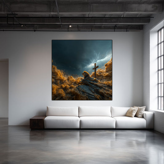 Tablou Decorativ Modern - Print UV pe Sticla - „Sacred Modernities” - No11