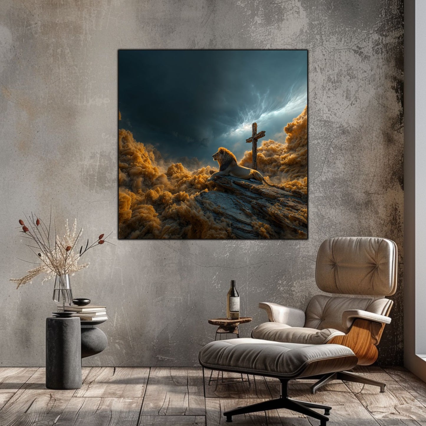 Tablou Decorativ Modern - Print UV pe Sticla - „Sacred Modernities” - No09