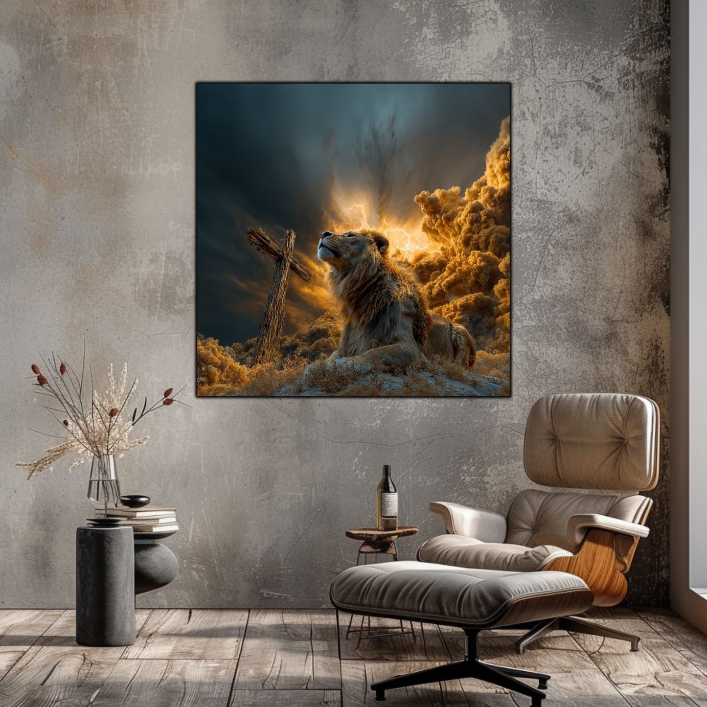 Tablou Decorativ Modern - Print UV pe Sticla - „Sacred Modernities” - No08