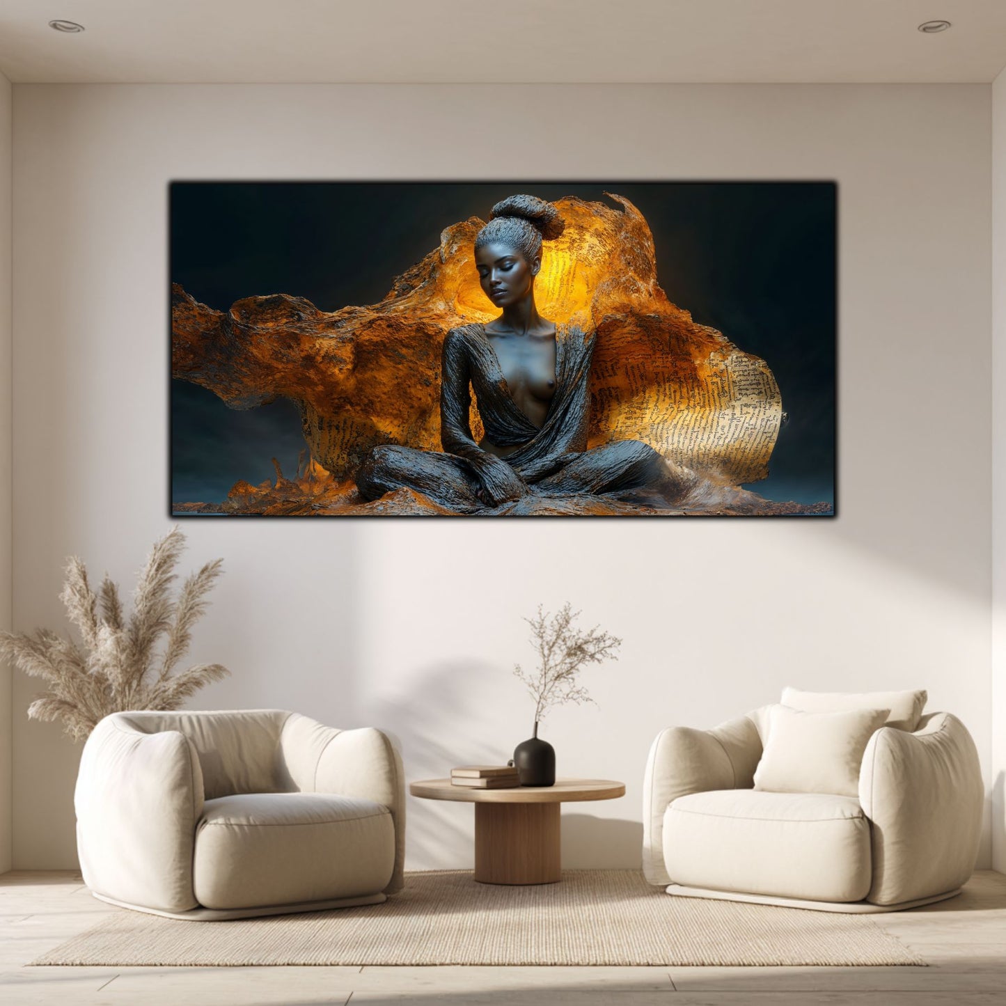 Tablou unicat din sticlă securizată Beyond Breath - No21