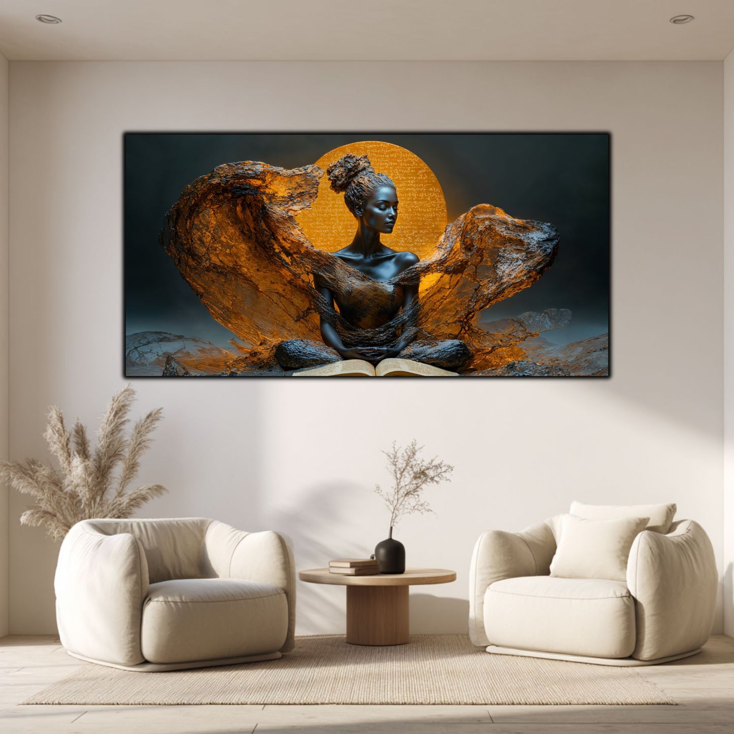 Tablou unicat din sticlă securizată Beyond Breath - No13